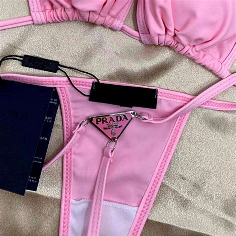 prada bikini thong|Prada Bikinis for Women .